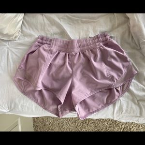 Lavender hotty hot shorts 2.5 inch inseam